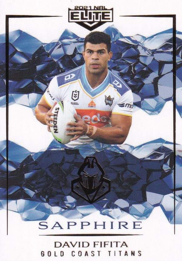 2021 NRL Elite Sapphire Mojo - MS040 David Fifita Gold Coast Titans