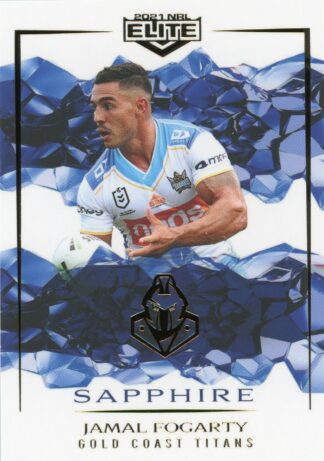 2021 NRL Elite Sapphire Mojo - MS041 Jamal Fogarty Gold Coast Titans