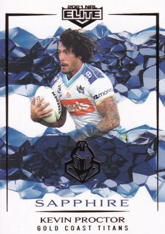 2021 NRL Elite Sapphire Mojo - MS044 Kevin Proctor Gold Coast Titans