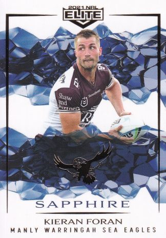 2021 NRL Elite Sapphire Mojo - MS049 Kieran Foran Manly Warringah Sea Eagles