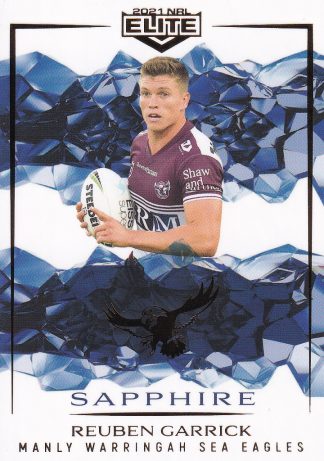 2021 NRL Elite Sapphire Mojo - MS050 Reuben Garrick Manly Warringah Sea Eagles