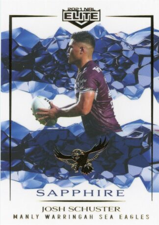 2021 NRL Elite Sapphire Mojo - MS051 Josh Schuster Manly Warringah Sea Eagles