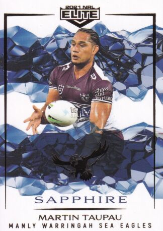 2021 NRL Elite Sapphire Mojo - MS053 Martin Taupau Manly Warringah Sea Eagles