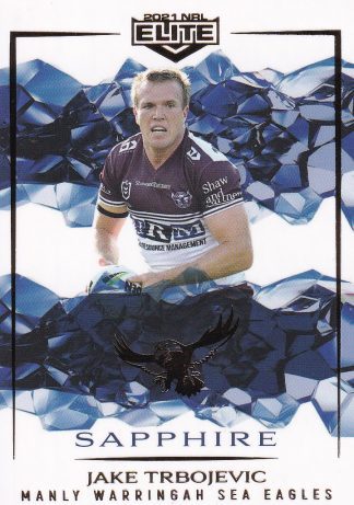 2021 NRL Elite Sapphire Mojo - MS054 Jake Trbojevic Manly Warringah Sea Eagles