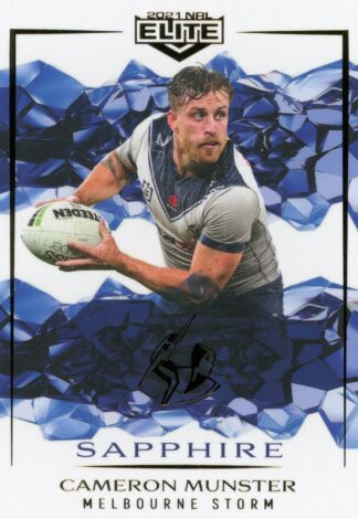 2021 NRL Elite Sapphire Mojo - MS060 Cameron Munster Melbourne Storm