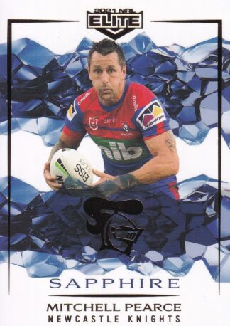 2021 NRL Elite Sapphire Mojo - MS070 Mitchell Pearce Newcastle Knights