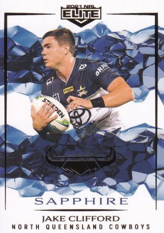 2021 NRL Elite Sapphire Mojo - MS074 Jake Clifford North Queensland Cowboys