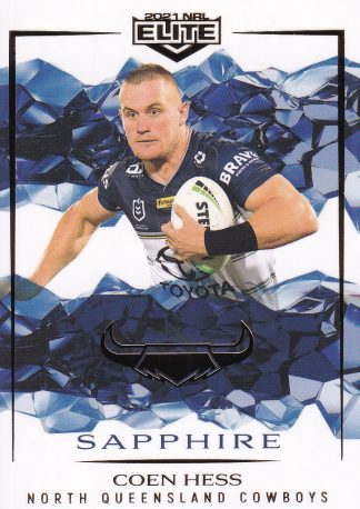 2021 NRL Elite Sapphire Mojo - MS078 Coen Hess North Queensland Cowboys
