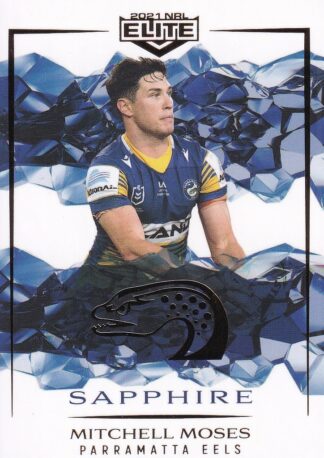 2021 NRL Elite Sapphire Mojo - MS089 Mitchell Moses Parramatta Eels