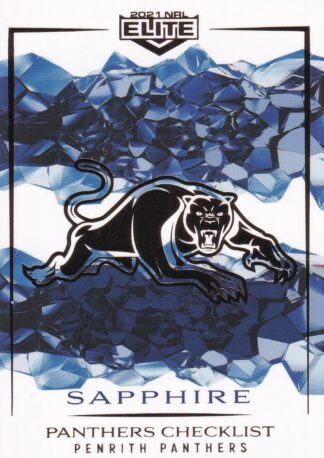 2021 NRL Elite Sapphire Mojo - MS091 Penrith Panthers Checklist