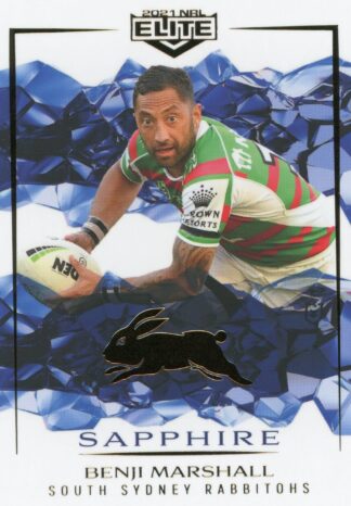 2021 NRL Elite Sapphire Mojo - MS103 Benji Marshall South Sydney Rabbitohs