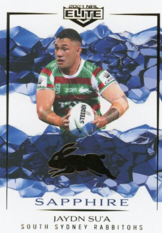 2021 NRL Elite Sapphire Mojo - MS107 Jaydn Su'a South Sydney Rabbitohs