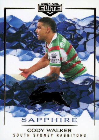 2021 NRL Elite Sapphire Mojo - MS108 Cody Walker South Sydney Rabbitohs