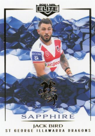 2021 NRL Elite Sapphire Mojo - MS110 Jack Bird St George Illawarra Dragons