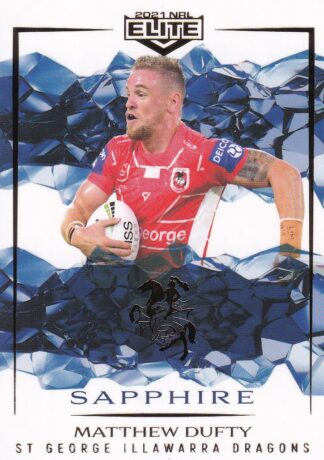 2021 NRL Elite Sapphire Mojo - MS111 Matthew Dufty St George Illawarra Dragons