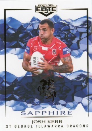 2021 NRL Elite Sapphire Mojo - MS113 Josh Kerr St George Illawarra Dragons