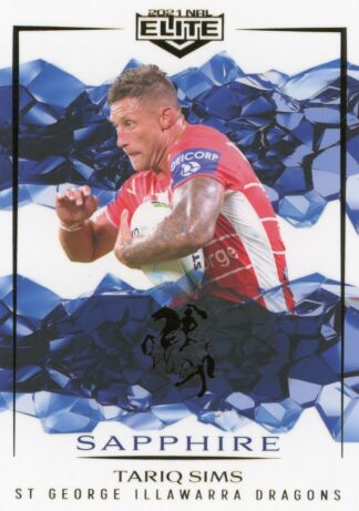 2021 NRL Elite Sapphire Mojo - MS116 Tariq Sims St George Illawarra Dragons