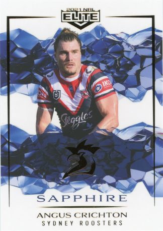 2021 NRL Elite Sapphire Mojo - MS119 Angus Crichton Sydney Roosters