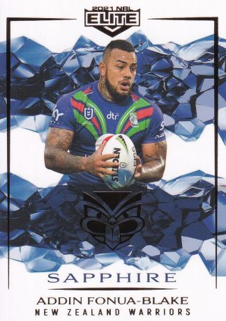 2021 NRL Elite Sapphire Mojo - MS128 Addin Fonua-Blake Warriors