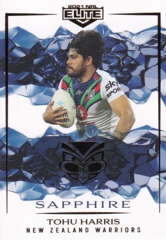 2021 NRL Elite Sapphire Mojo - MS130 Tohu Harris Warriors