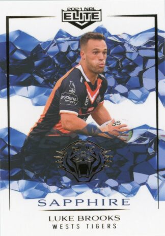 2021 NRL Elite Sapphire Mojo - MS137 Luke Brooks Wests Tigers