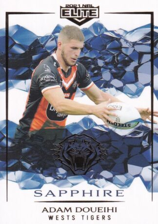 2021 NRL Elite Sapphire Mojo - MS138 Adam Doueihi Wests Tigers
