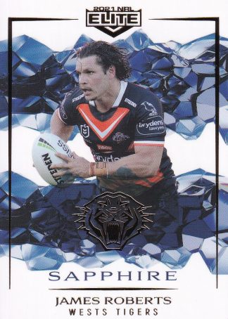 2021 NRL Elite Sapphire Mojo - MS143 James Roberts Wests Tigers