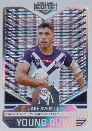 2021 NRL Elite Young Guns Priority - YGP05 Jake Averillo Canterbury Bulldogs