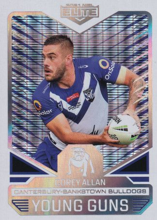 2021 NRL Elite Young Guns Priority - YGP06 Corey Allan Canterbury Bulldogs