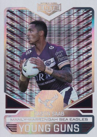 2021 NRL Elite Young Guns Priority - YGP11 Jason Saab Manly Sea Eagles