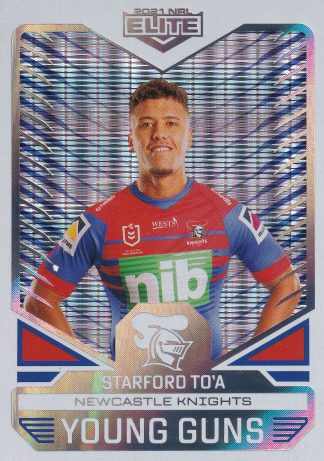 2021 NRL Elite Young Guns Priority - YGP16 Starford To'a Newcastle Knights
