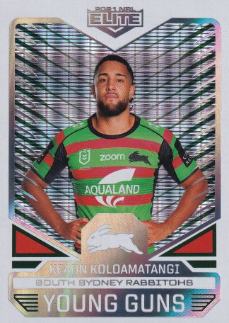 2021 NRL Elite Young Guns Priority - YGP23 Keaon Koloamatangi South Sydney Rabbitohs