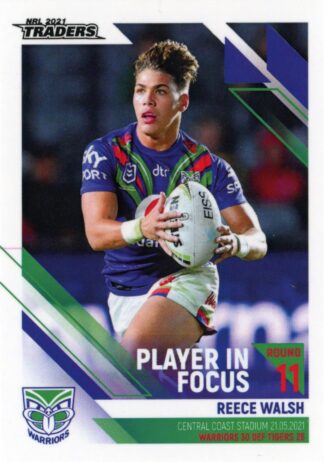 2021 NRL Traders Player In Focus - IF11 Reece Walsh Warriors