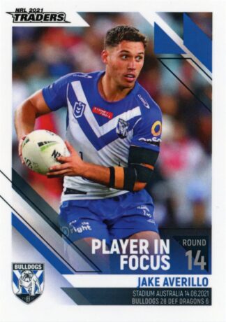 2021 NRL Traders Player In Focus - IF14 Jake Averillo Canterbury Bulldogs