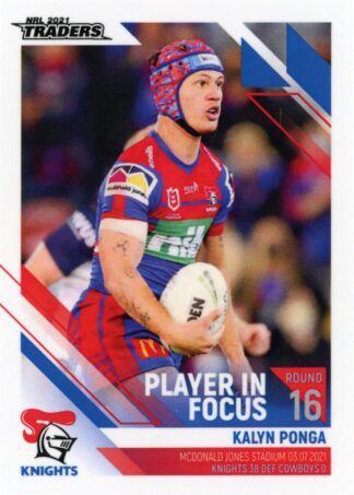 2021 NRL Traders Player In Focus - IF16 Kalyn Ponga Newcastle Knights