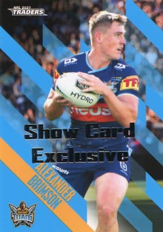 2021 NRL Traders Show Card Exclusive - 043 Alexander Brimson Gold Coast Titans