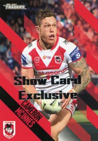2021 NRL Traders Show Card Exclusive - 126 Cameron Mcinnes St George Dragons
