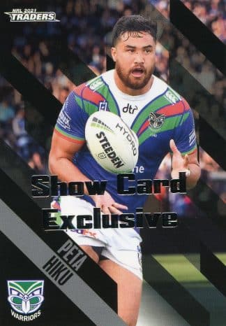 2021 NRL Traders Show Card Exclusive - 145 Peta HIku Warriors