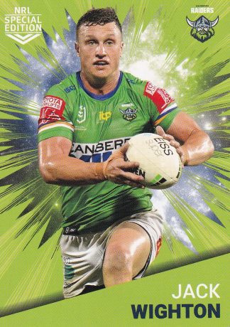 2021 NRL Rivalry Common Card - Base 06 Jack Wighton Canberra Raiders