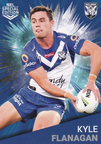 2021 NRL Rivalry Common Card - Base 08 Kyle Flanagan Canterbury Bulldogs
