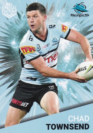 2021 NRL Rivalry Common Card - Base 12 Chad Townsend Cronulla Sharks