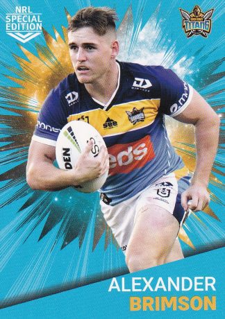 2021 NRL Rivalry Common Card - Base 13 Alexander Brimson Gold Coast Titans
