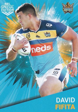 2021 NRL Rivalry Common Card - Base 15 David Fifita Gold Coast Titans