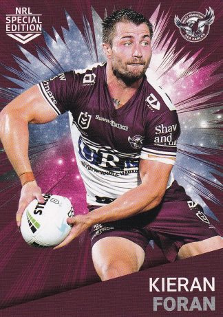 2021 NRL Rivalry Common Card - Base 17 Kieran Foran Manly Sea Eagles