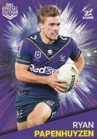 2021 NRL Rivalry Common Card - Base 21 Ryan Papenhuyzen Melbourne Storm