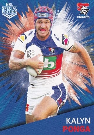 2021 NRL Rivalry Common Card - Base 23 Kalyn Ponga Newcastle Knights