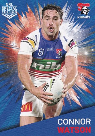 2021 NRL Rivalry Common Card - Base 24 Connor Watson Newcastle Knights