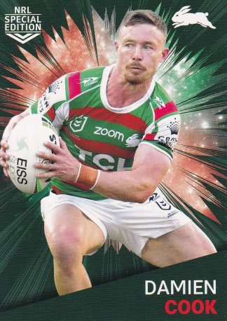 2021 NRL Rivalry Common Card - Base 34 Damien Cook South Sydney Rabbitohs