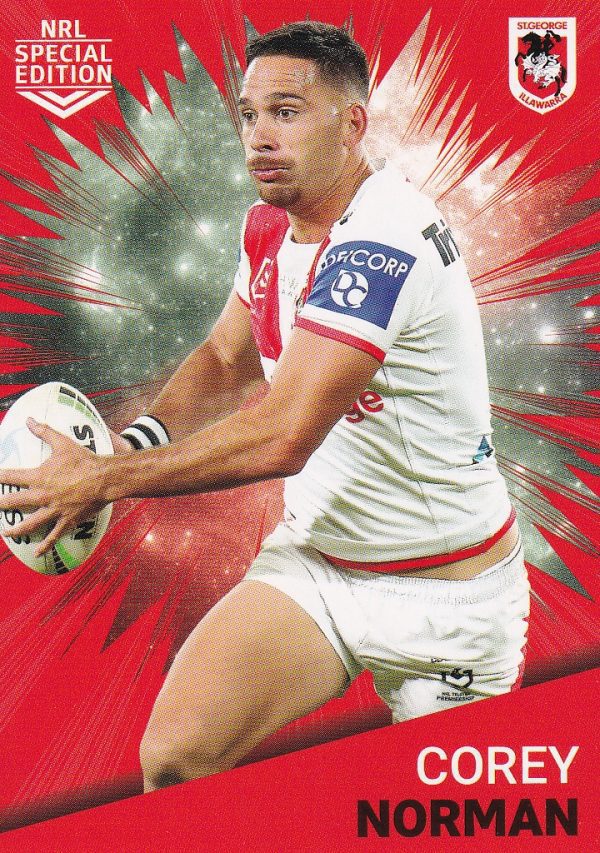 2021 NRL Rivalry Common Card - Base 39 Corey Norman St George Dragons