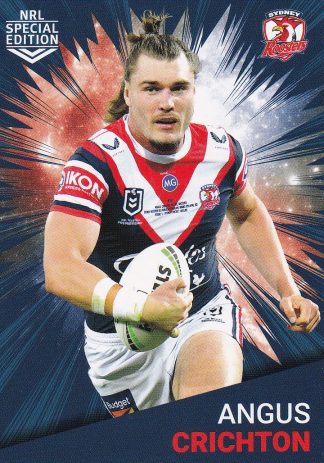 2021 NRL Rivalry Common Card - Base 40 Angus Crichton Sydney Roosters